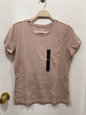 Banana Republic Short Sleeve Crewneck Tee - Mauve